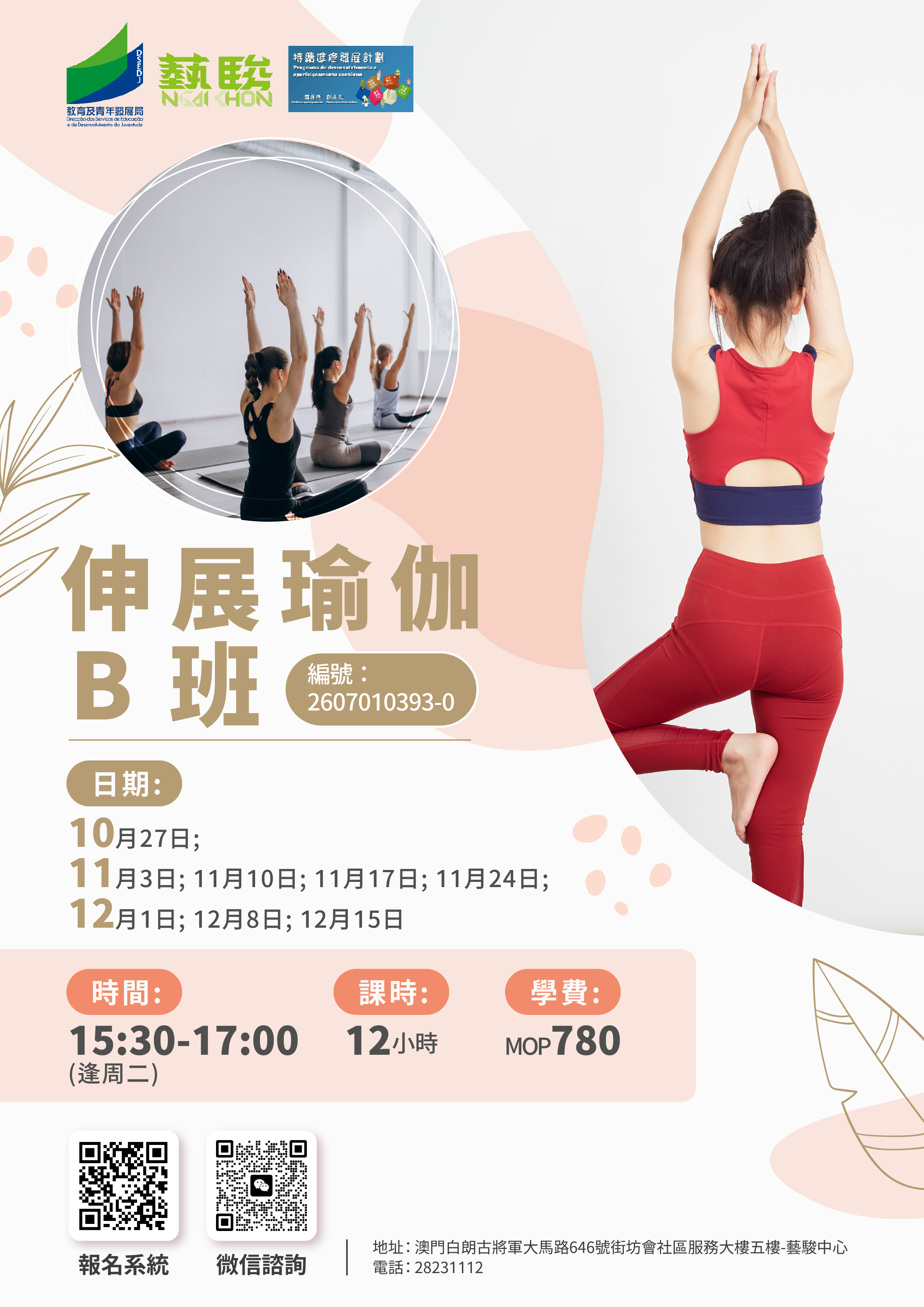 持續進修-伸展瑜伽B班