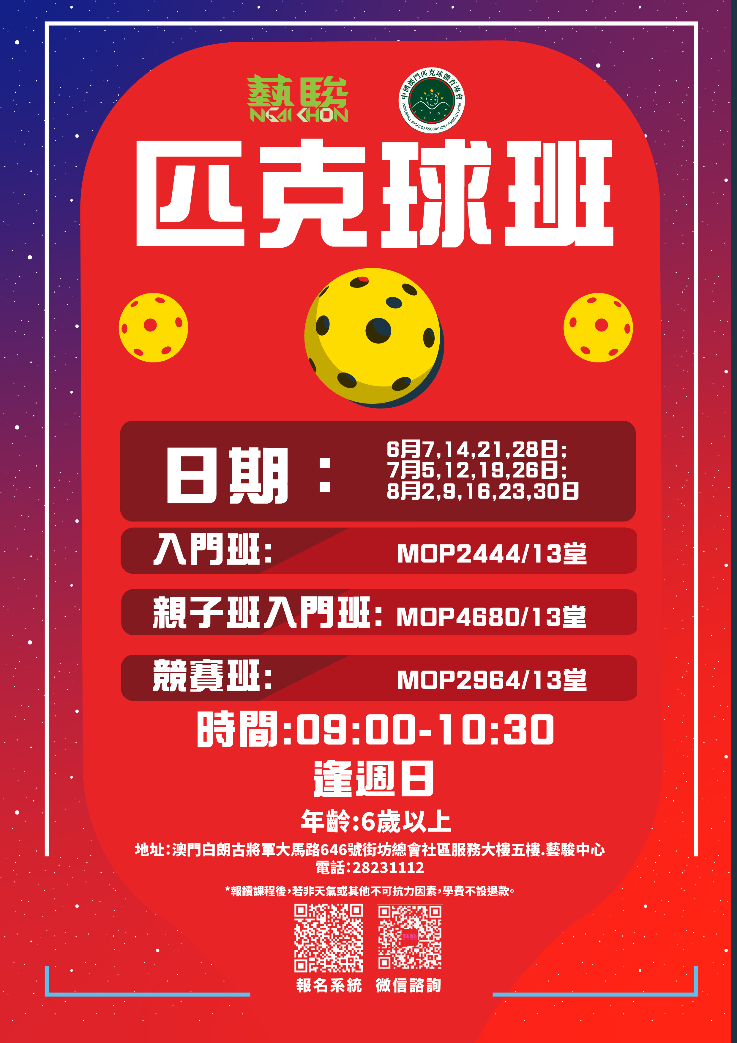 匹克球親子班